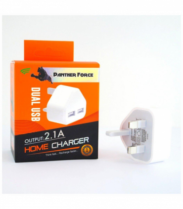 Panther Force Dual 2.1Amp USB Home Charger