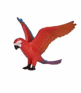 Parrot Toy Figure  Realistic Exotic Bird Model