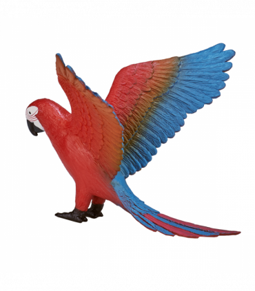 Parrot Toy Figure  Realistic Exotic Bird Model
