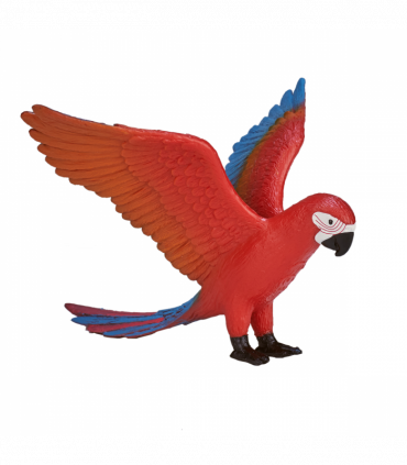 Parrot Toy Figure  Realistic Exotic Bird Model