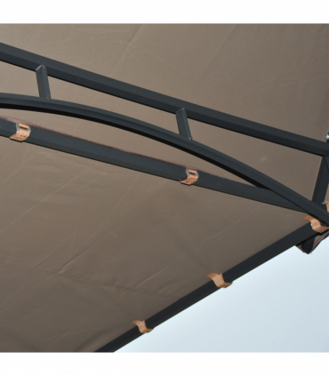 Party BBQ Tent Outdoor Camping Patio Canopy Awing Waterproof Coffee