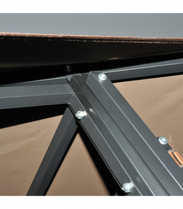 Party BBQ Tent Outdoor Camping Patio Canopy Awing Waterproof Coffee