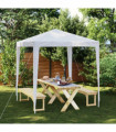 vidaXL Party Tent 2x2 m White