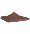 Party Tent Roof 3x3 m Brown 270 g/m²