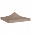Party Tent Roof 3x3 m Taupe 270 g/m²