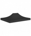 vidaXL Party Tent Roof 4x3 m Black 270 g/m²