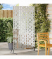 vidaXL Privacy Screen Grey Steel