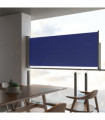 Patio Retractable Side Awning 100x300 cm Blue