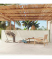 Patio Retractable Side Awning 117x600 cm Cream