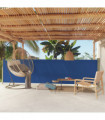 Patio Retractable Side Awning 140x500 cm Blue
