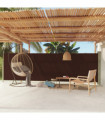 Patio Retractable Side Awning 160x600 cm Brown