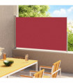 vidaXL Patio Retractable Side Awning 180x300 cm Red