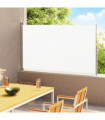 vidaXL Patio Retractable Side Awning 200x300 cm Cream