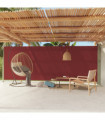 Patio Retractable Side Awning 200x600 cm Red