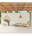 vidaXL Patio Retractable Side Awning 220x600 cm Cream