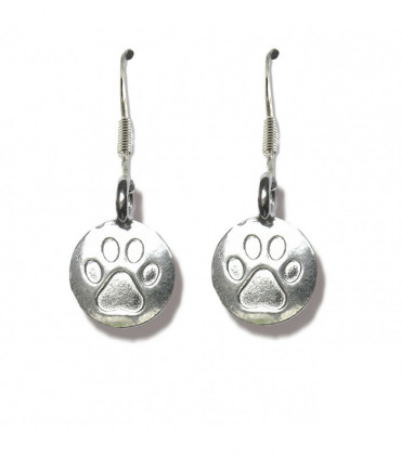 Paw Print Drop Earrings