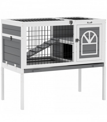 PawHut 14L Small Fish Tank with Filter System, LED Lights, Water Pump, White