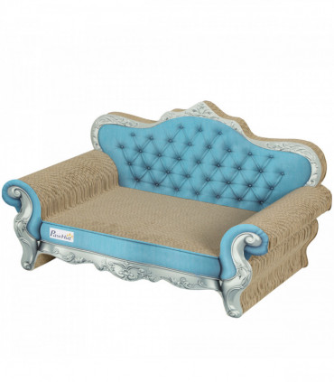 PawHut 2 in 1 Cardboard Cat Scratching Board with Catnip for Indoor Cats