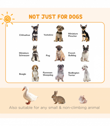 PawHut 24" Pet Dog Playpen, Puppy Cage, Eight-Panel Metal Fence, Run, Garden