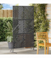 vidaXL Privacy Screen Black Steel