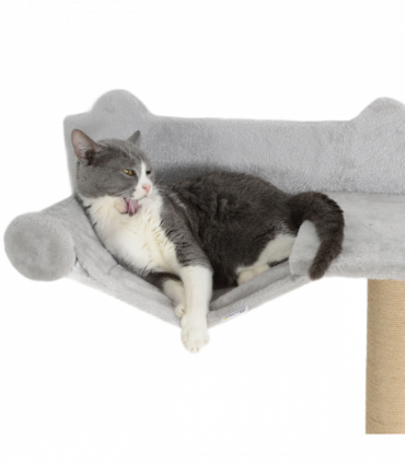 PawHut 4 Piece Cat Shelves w/ Scratching Post, Steps, Jumping Platform