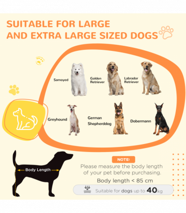 PawHut 48" Heavy Duty Dog Crate on Wheels w/ Bowl Holder, Removable Tray