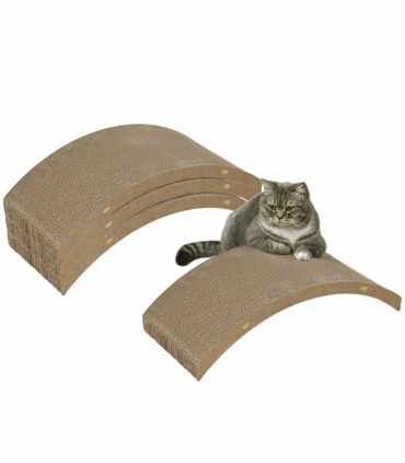 PawHut 4PCs Cat Scratch Pad Reversible, Replacement for Cat Treadmill, 55 x 26cm