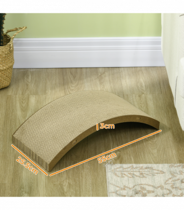 PawHut 4PCs Cat Scratch Pad Reversible, Replacement for Cat Treadmill, 55 x 26cm