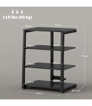 PawHut 4PCs Wall Mounted Cat Tree Cat Wall Shelves W/ Scratching Post