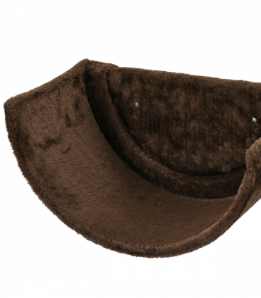 PawHut 4PCs Wall Mounted Cat Tree Cat Wall Shelves W/ Scratching Post Dark Brown