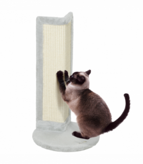 PawHut 56cm Corner Cat Scratching Post with Sisal Scratching Pad, Grey