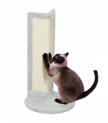 PawHut 56cm Corner Cat Scratching Post with Sisal Scratching Pad, Grey