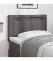 vidaXL Headboard Wall-mounted with Headboard Manual Grey 90 cm PVC