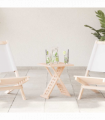 vidaXL Coffee Table Brown 33 x 33 x 40.5 cm Solid Walnut wood