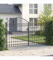 vidaXL Fence gate Other Grey 300 x 175 cm Steel