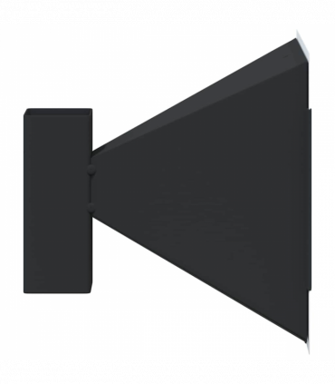 vidaXL Pellet Trap Black 17 x 17 cm Steel