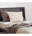 vidaXL Pillow White 105gsm 50% cotton and 50% polyester blend