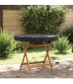 vidaXL Outdoor Table Cover Black 102 x 102 x 10 cm 210D fabric