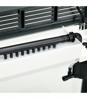 PawHut Aquarium 13L Glass Fish Tank w/ Filter, LED Lighting, Water Pump