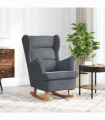 vidaXL Rocking Chair 71 x 92 x 100 cm 100%polyester Plywood