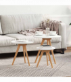 vidaXL Coffee Table Brown 50 x 50 x 46 cm Solid Walnut wood