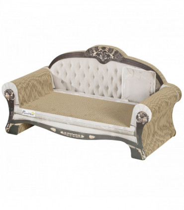 PawHut Cat Scratching Board with Organic Catnip for Indoor Cats, Brown