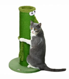 PawHut Cat Scratching Post for Indoor Cats with Sisal Rope Cover, Large Base