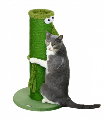 PawHut Cat Scratching Post for Indoor Cats with Sisal Rope Cover, Large Base
