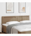 vidaXL Headboard Wall-mounted with Headboard Cappuccino 200 cm PVC