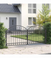 vidaXL Fence gate Other Grey 300 x 125 cm Steel