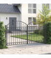 vidaXL Fence gate Other Grey 300 x 150 cm Steel