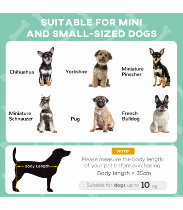 PawHut Cooling Raised Dog Bed w/ Breathable Mesh, for Mini, S Dogs - Light Grey