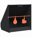 vidaXL Pellet Trap Black 31 x 23 x 31.5 cm Steel