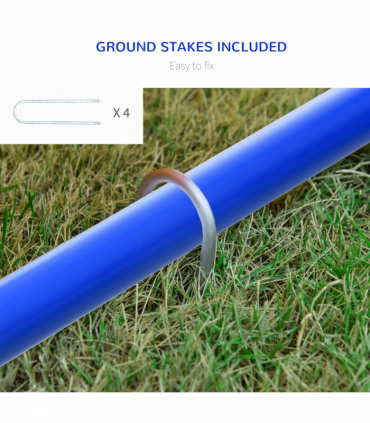 PawHut Dog Agility Training Equipment Pet Agility Training Set with Carry Bag